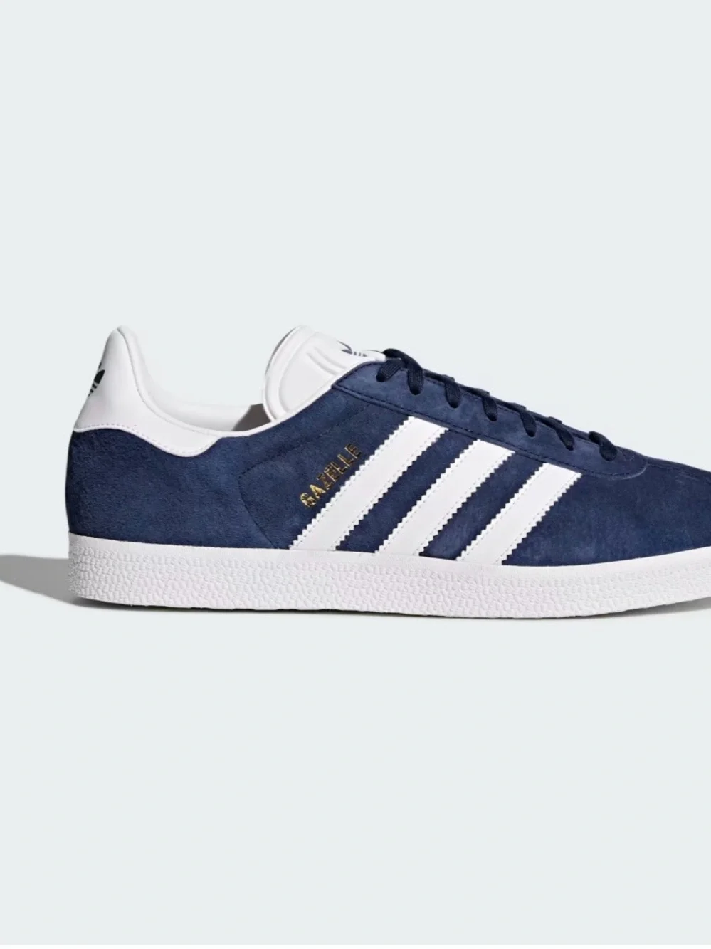 Adidas Gazelle Suede Sneakers in Navy and White